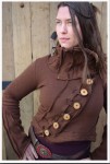 VelvetPlume Clothing, brown sweater